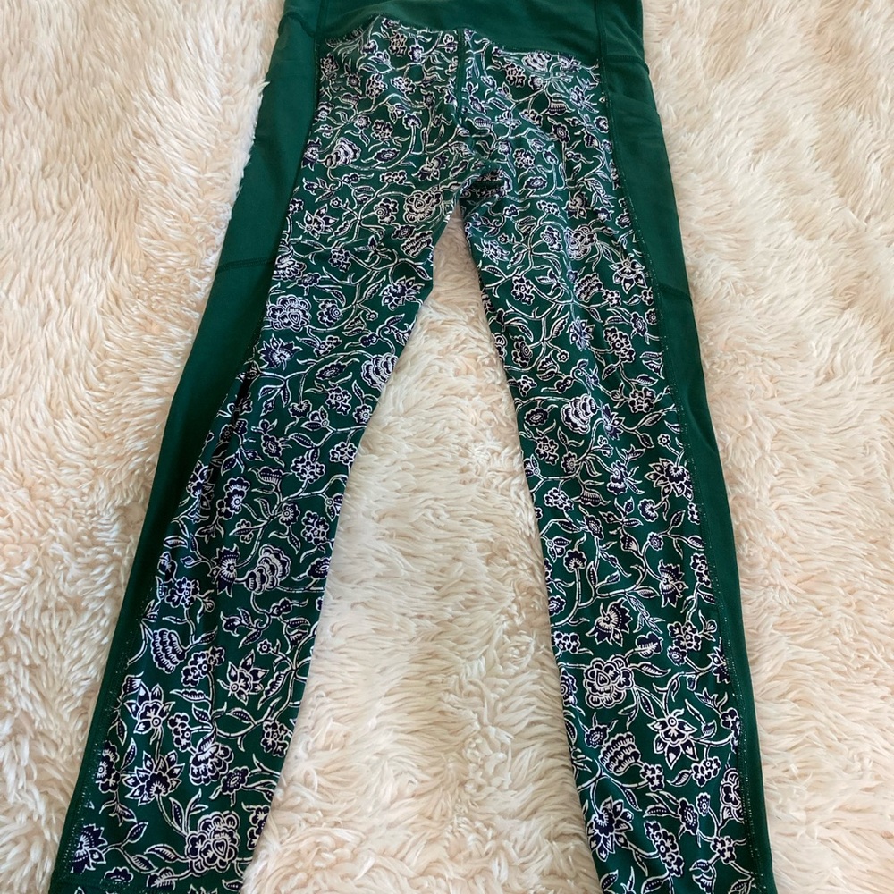 Athleta Green Patterned Leggings - image 2